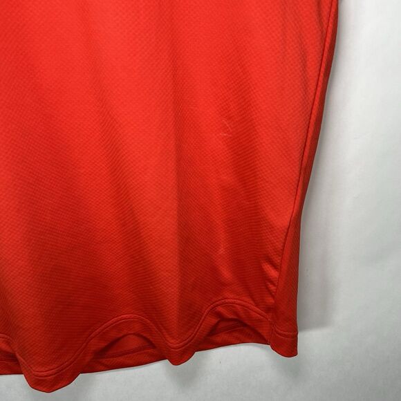 Under Armour Sport Sleeveless Hoodie Mens Size Medium Orange Back Zipper Pocket - Picture 6 of 13